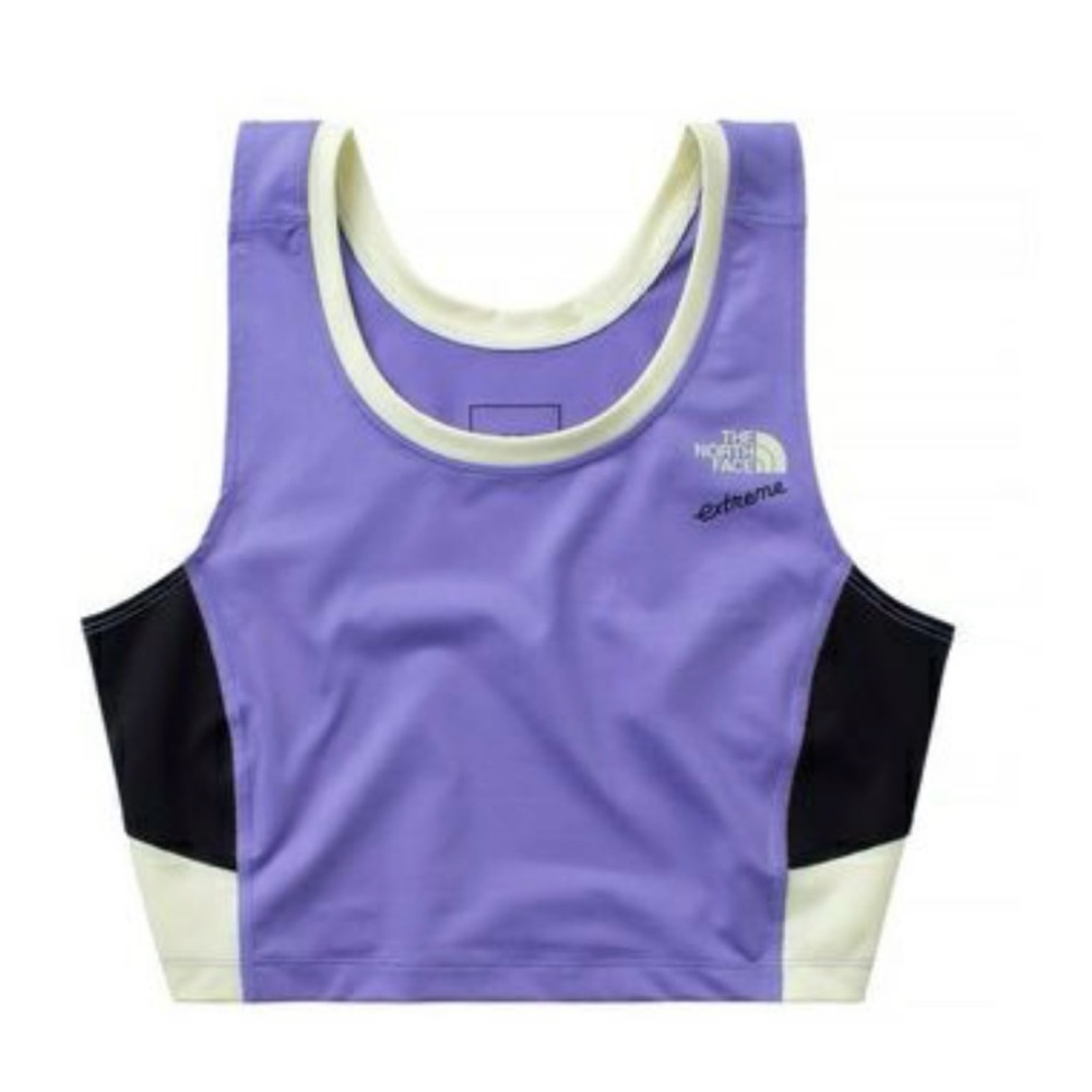 The North Face 90 Extreme Purple and Light Yellow Tank Top Size Small